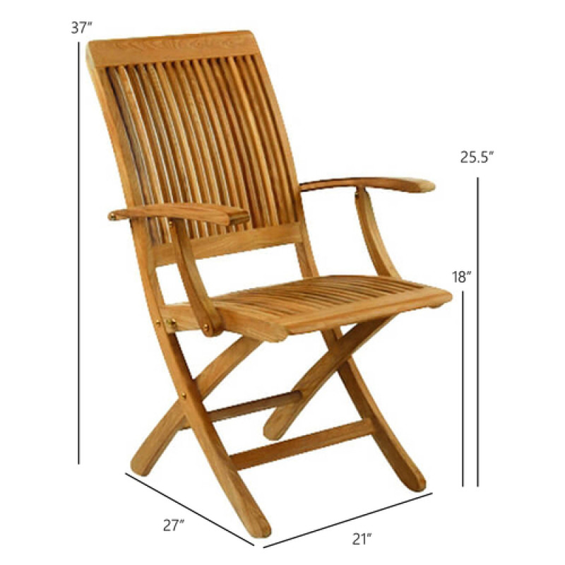 Kingsley Bate Monterey 4Seat Round Dining Set AuthenTEAK