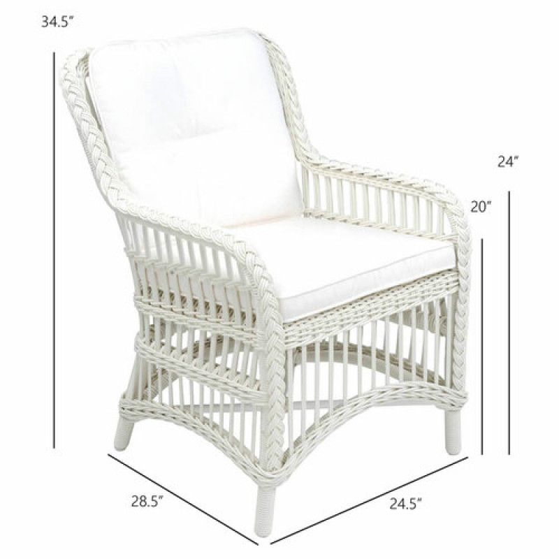 Kingsley Bate Chatham Woven Dining Armchair AuthenTEAK