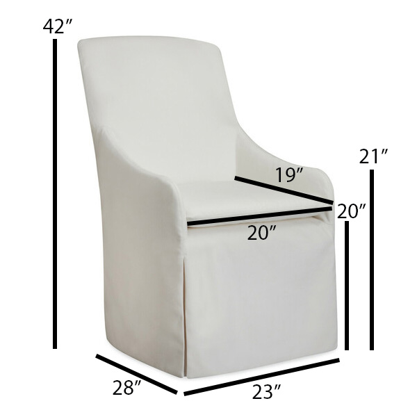 Lee Industries Mimosa Upholstered Dining Chair | AuthenTEAK