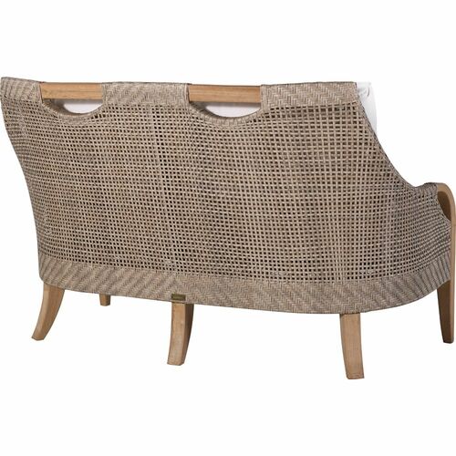 Lane Venture Edgewood Woven Love Seat AuthenTEAK