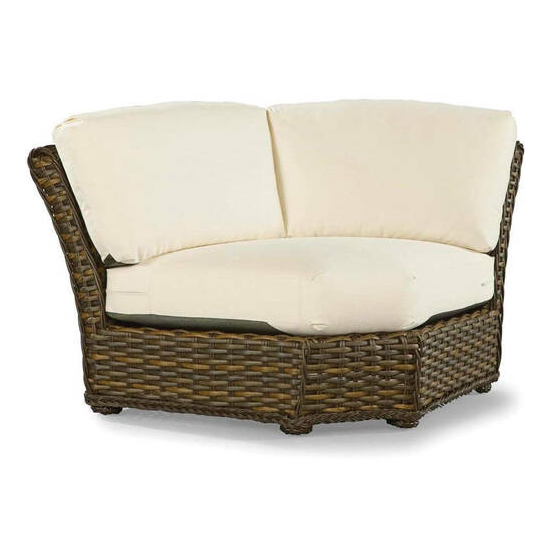 Lane Venture South Hampton Woven Corner Outdoor Sectional Unit AuthenTEAK