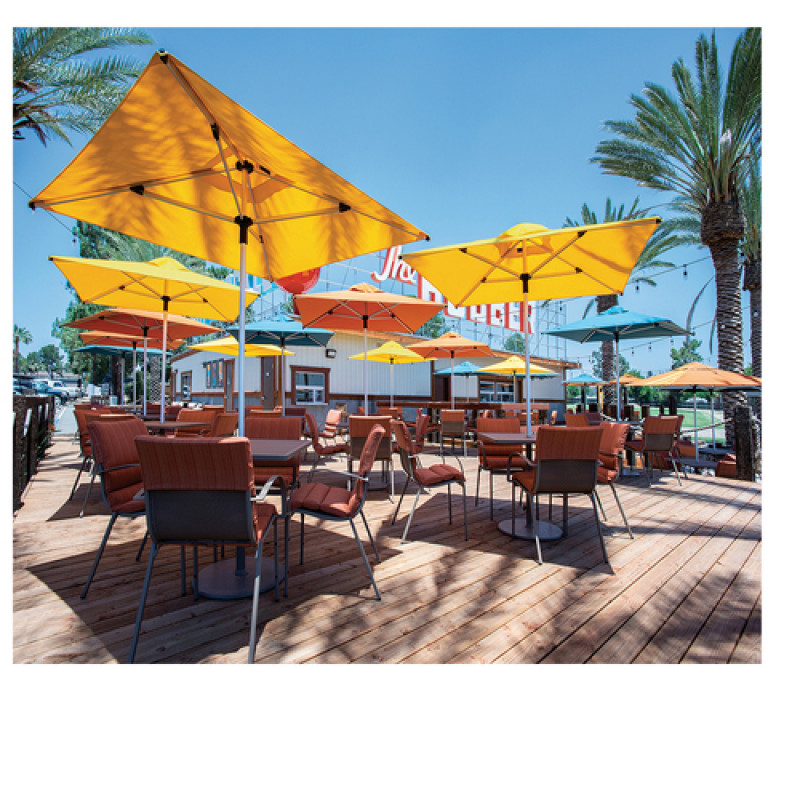 Shademaker 6'6" Square Libra Umbrella Replacement Canopy AuthenTEAK