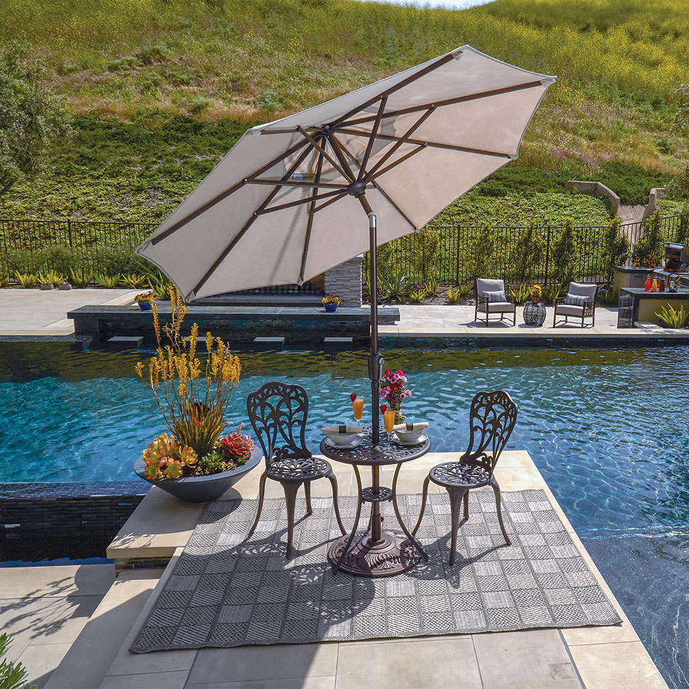 garden treasures patio umbrellas Flex 11' Octagon Market Umbrella With its rectangular shape and customized options Treasure Garden Umbrellas - Assorted
